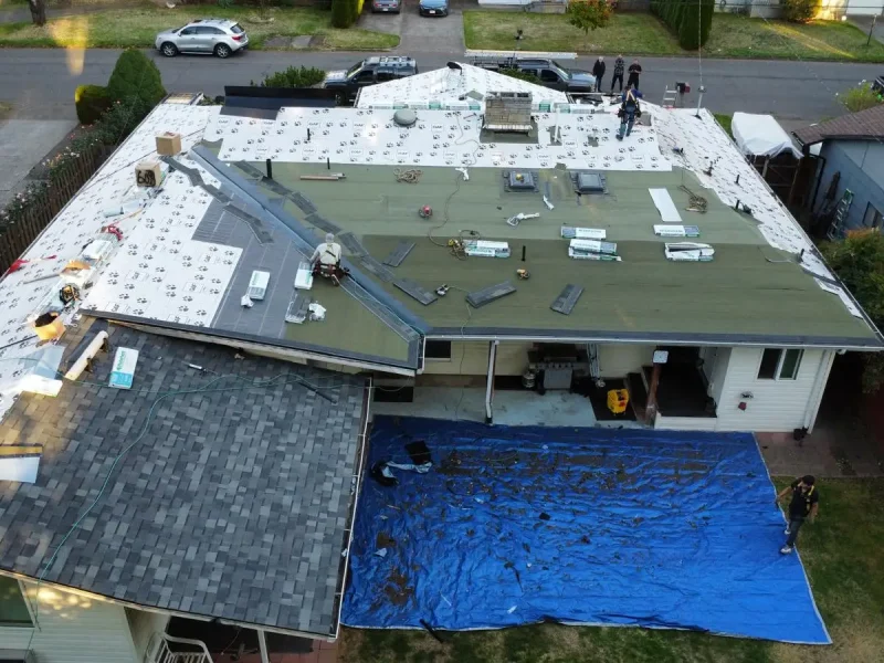 Full shingle roof replacement 4